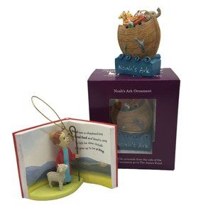 Christmas Ornaments Noah's Arc David the Shepherd Family Christian Stores 3